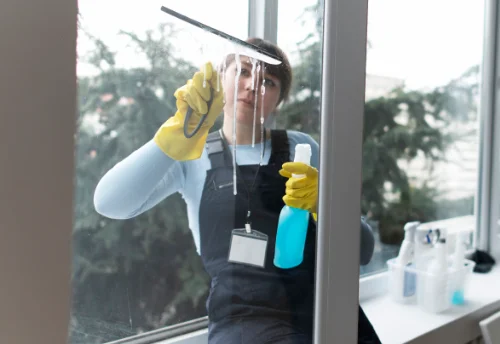 Nettoyage de vitres intérieures et extérieures à Gouarec
